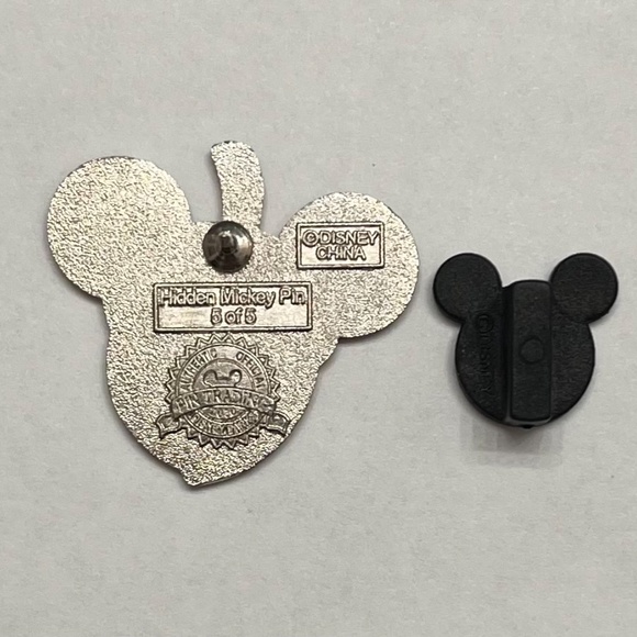 Collectible HIDDEN Mickey Mouse Trading Pin 5 of 5; Yellow Acorn - Picture 3 of 3
